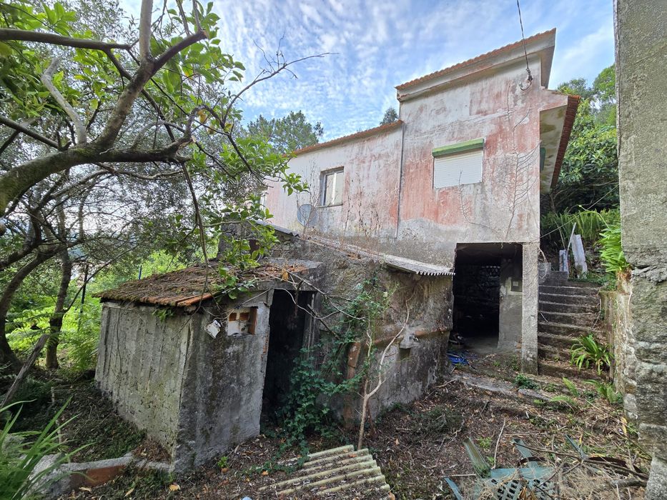 Venda de casa e terreno em Riba de Ancora