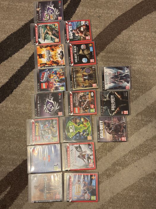 Mega Zestaw 18 Gier PS3 Lot: Call of Duty, LEGO, Assassin's Creed.