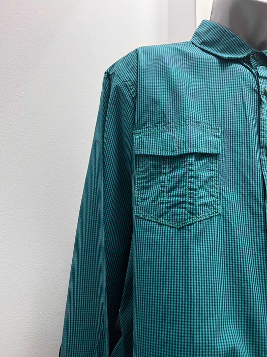 Męska koszula w kratę roz.L