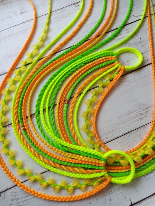 Афрорезинки косички на резинці