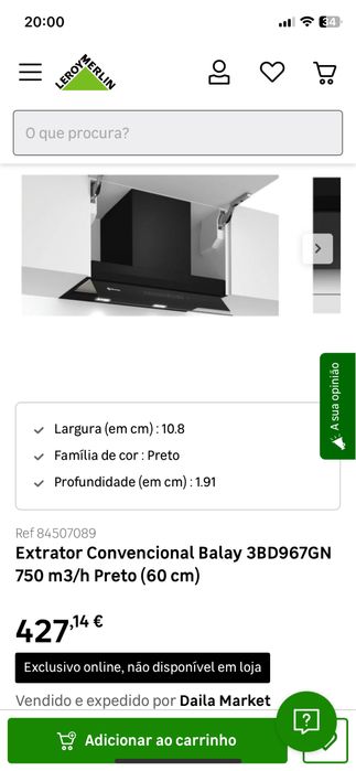 Exaustor ciarra novo embalado