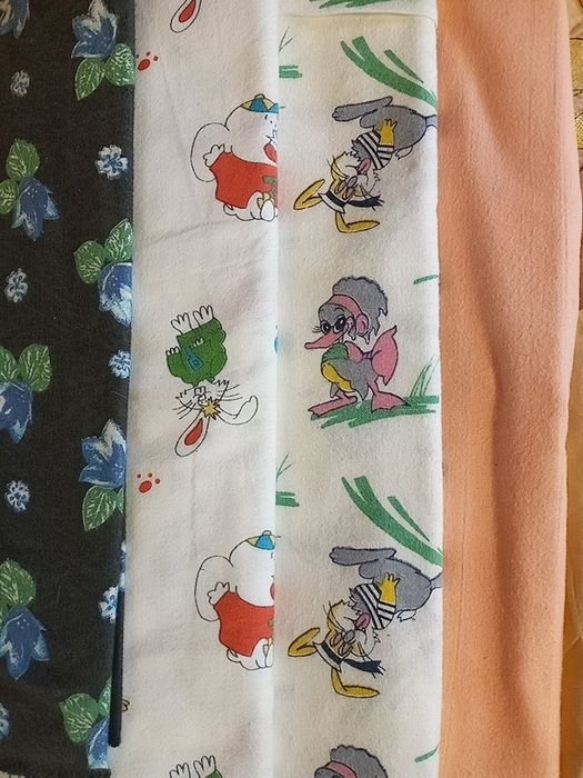 Байка, ситец, сатин, батист, вельвет из СССР