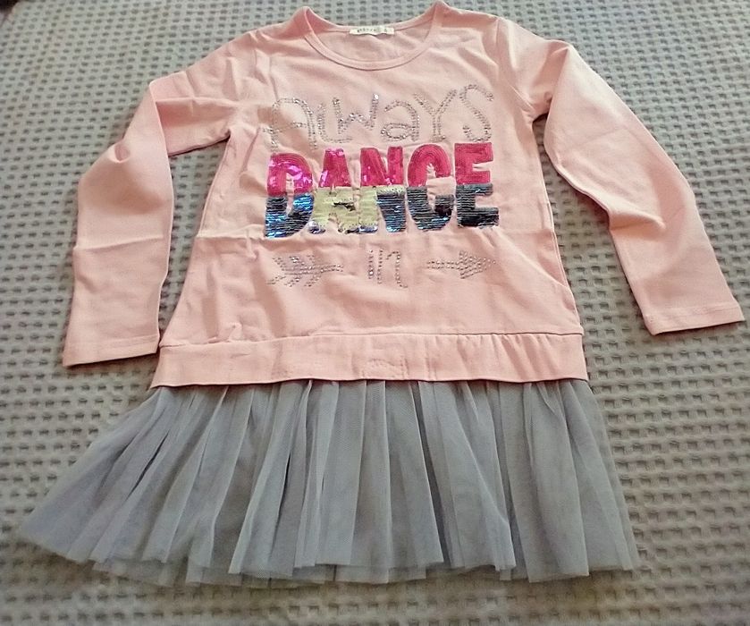 Tunika bluzka dla dziewczynki Breeze Girls cekiny dance 152 cm