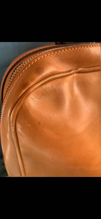 Вінтажна шкіряна оригінальна валіза Gucci 1970 років, ретро чемодан