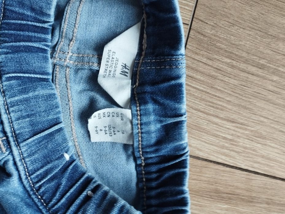 4 x Jegginsy h&m wzrost 116