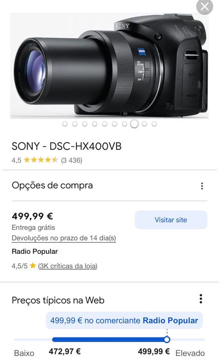 Câmera fotográfica