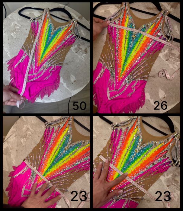 Strój startowy do gimnastyki artystycznej