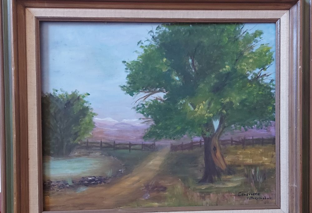 Картина маслом природа