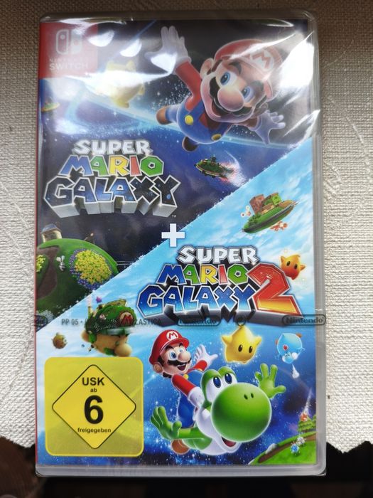 NOWA FOLIA Nintendo Super Mario Galaxy 1+2 Wysyłka Darmowa