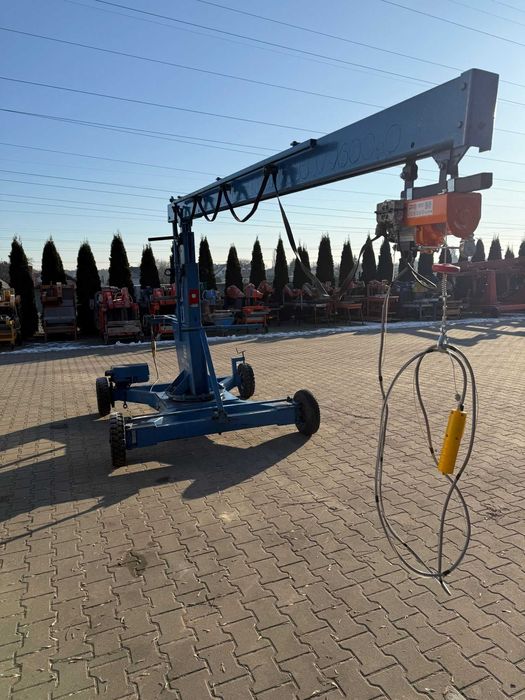 Mini Dźwig NEMAASKO 230V żuraw budowlany murarski warsztatowy Minikran