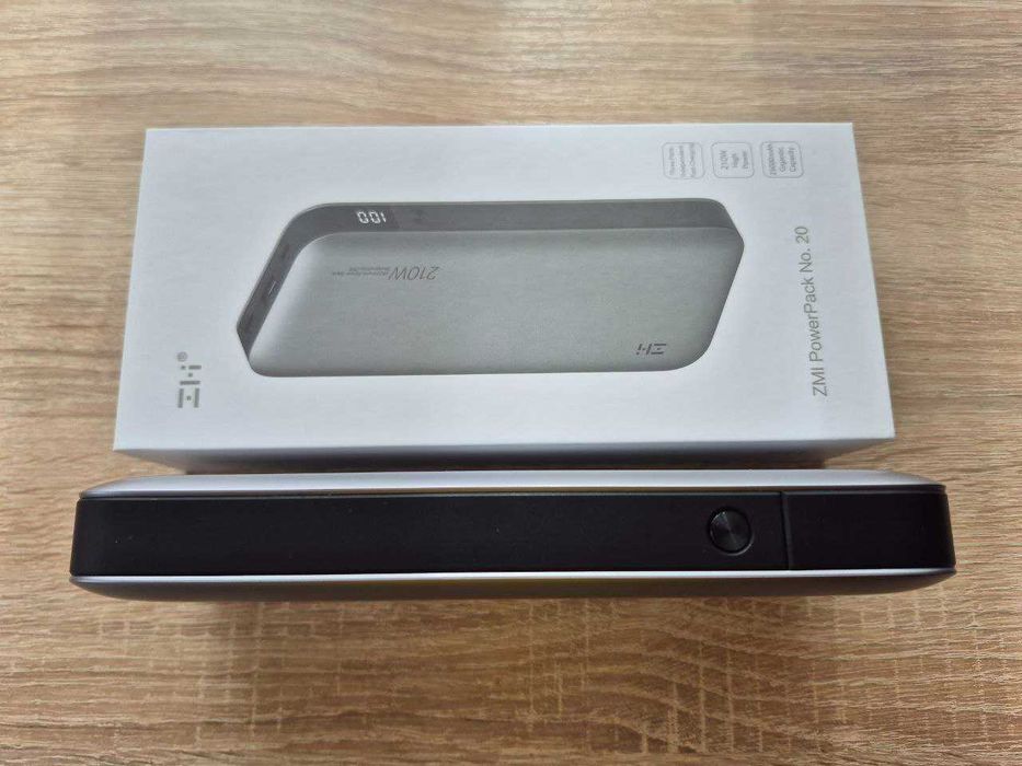 Power Bank ZMI 25000 mAh No20 210W + кабелі, ідельний стан. Повербанк