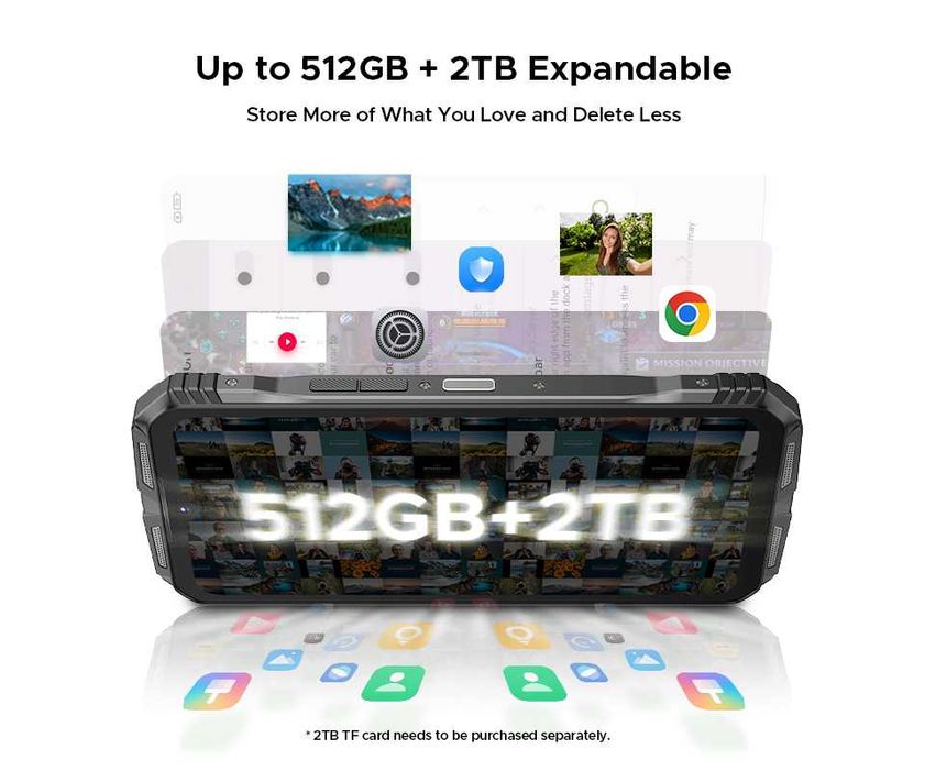 DOOGEE S118 PRO 24/512Gb, 108/20NV/8/32Mp 10800мАч, D7050, 6,6" стерео