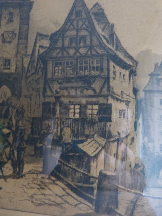Grafika z Rothenburga