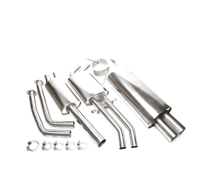 LINHA DE ESCAPE INOX BMW E46 GASOLINA 98-06