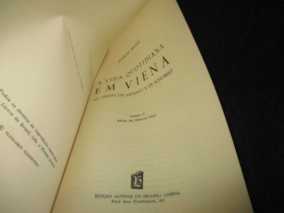 Livro A Vida Quotidiana em Viena Marcel Brion