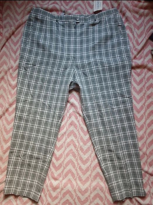 NOWE spodnie w kratę damskie