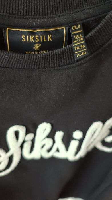 Siksilk dresy dres kompletne czarny S
