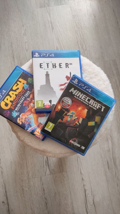 3 gry do konsoli ps 4