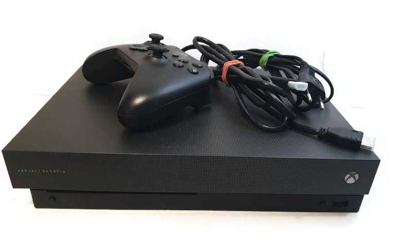Konsola Microsoft Xbox One X 1TB Czarny (scorpio) Pad (uszk.lewa)