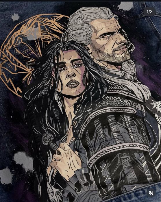 Курточка джинсова  жіноча  The Witcher