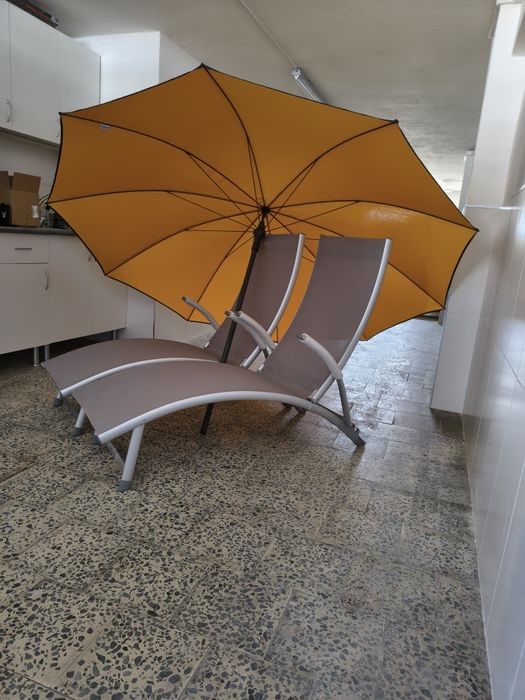 Espreguicadeiras chapéu de Sol