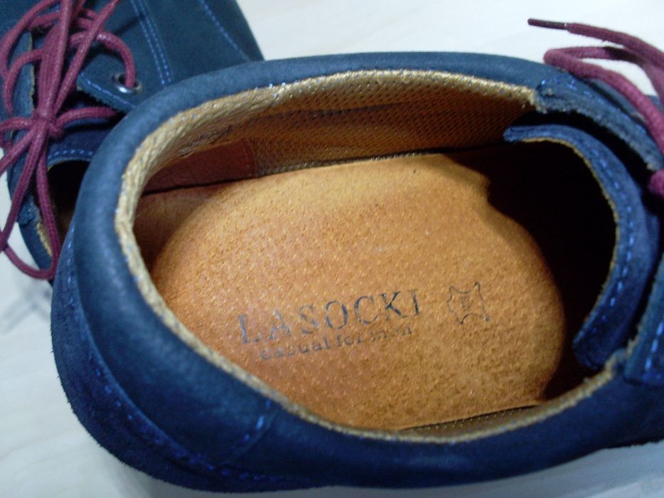 Туфли мужские LASOCKI (Польша), замшевые, 40 размер.