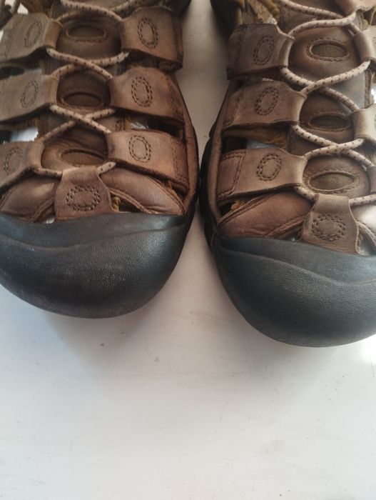 Мужские сандалии KEEN (45 р, 30.2 см) трекинговые/рабочие, кожа, Waterproof