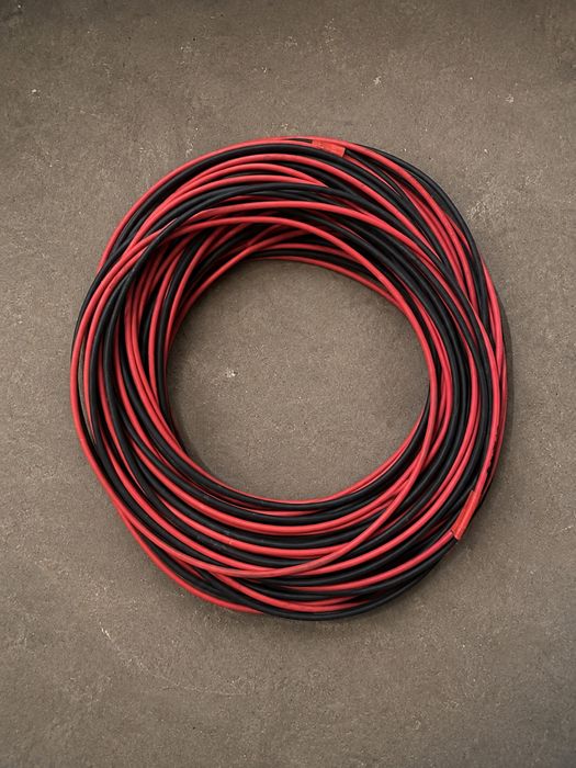 Kabel solarny PV 6 mm² – czerwony + czarny – 2 × 41 m