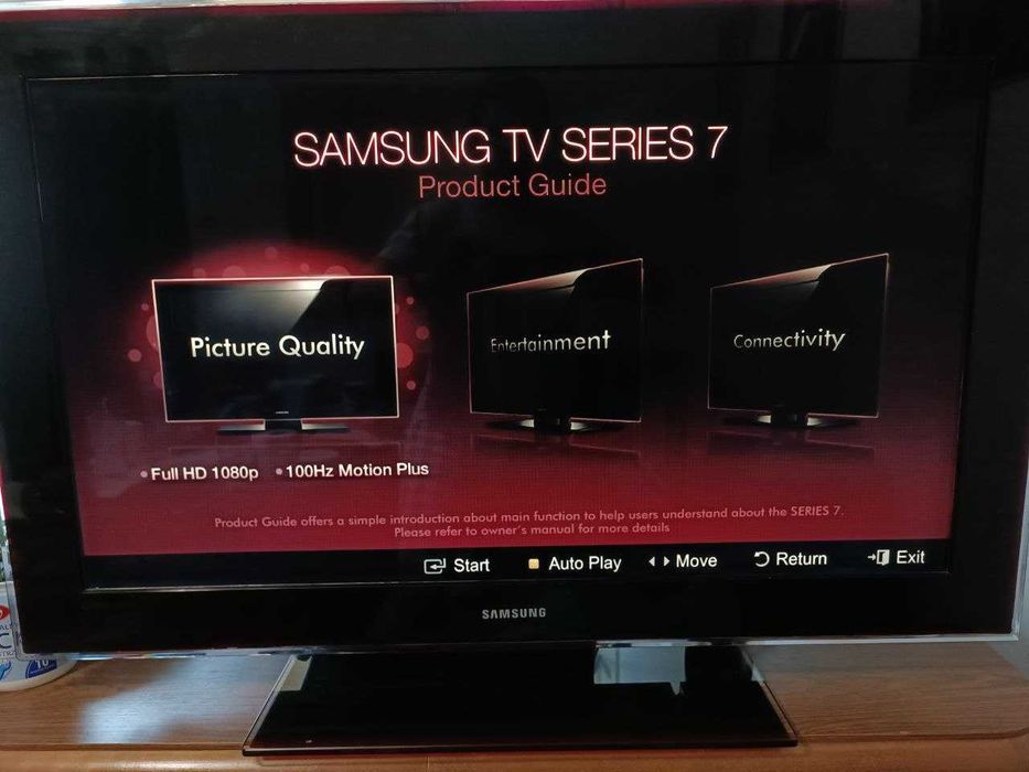 Telewizor Samsung 40" (Seria 7) Full HD 100Hz | Dużo złączy