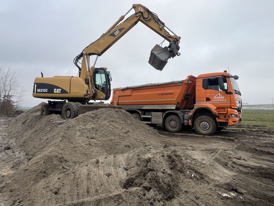 Usługi Koparką/wywrotką/minikoparką/koparkoładowarka