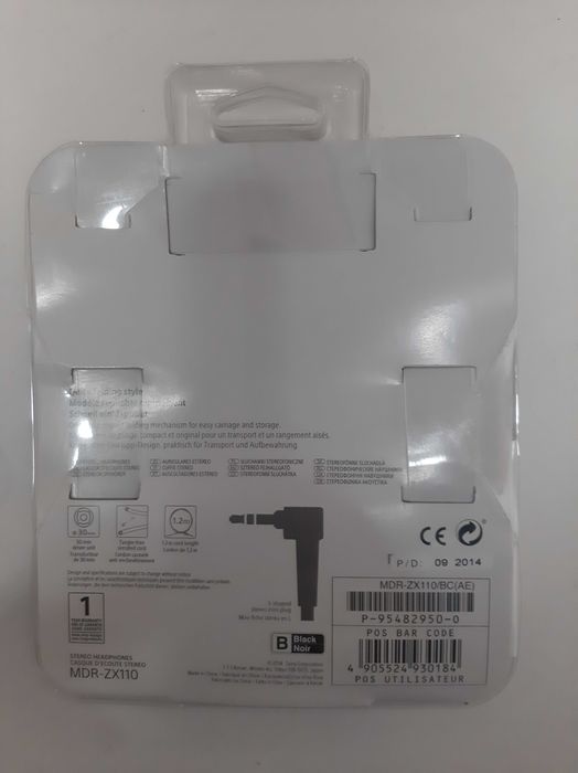 Słuchawki nauszne Sony MDR-ZX110/BC NOWE Wołomin • OLX.pl
