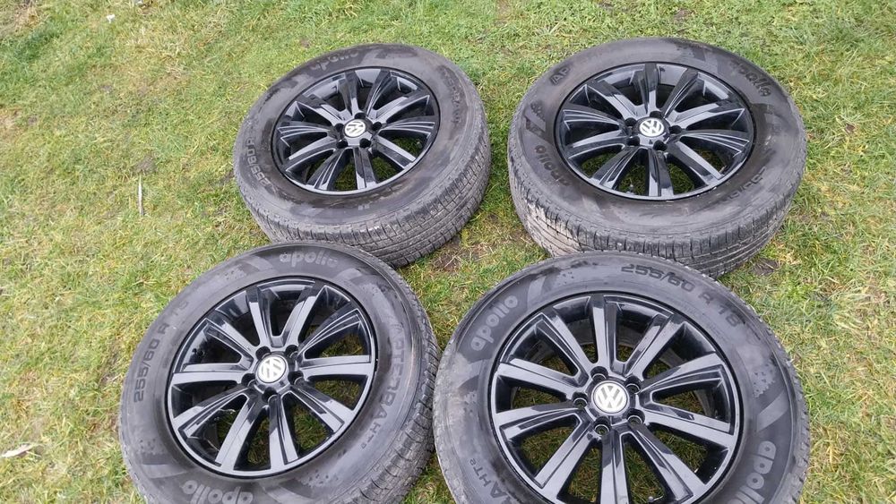 Felgi aluminiowe z oponami VW Amarok VW T5 T6 Multivan 18" 5x120 opony letnie 255/60R18