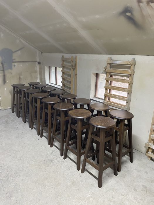 Барные Стулья з Бука.Барні табурети для кафе і бару