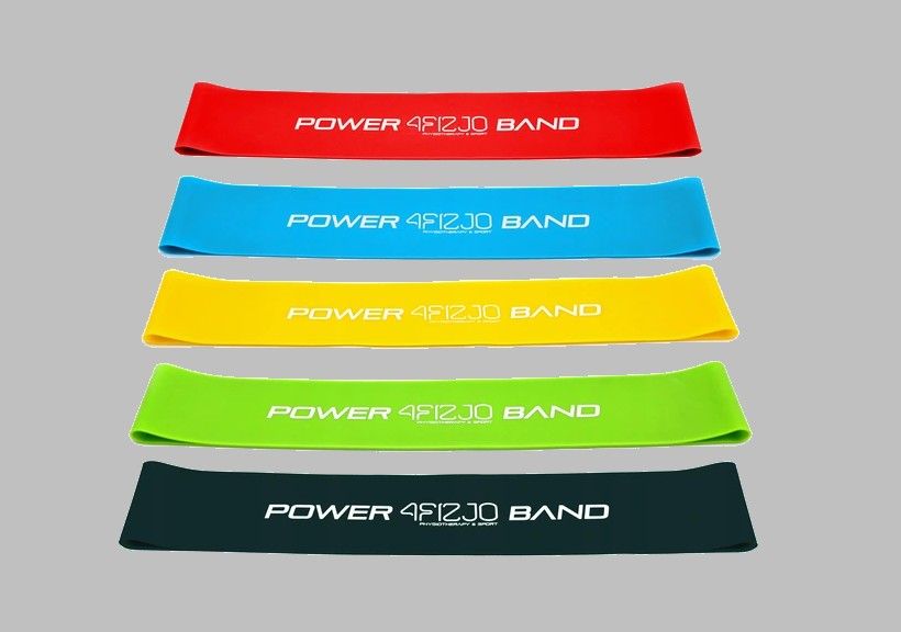 NOWY ZESTAW 5 gum do ćwiczeń MINI BAND fitness gumy taśmy