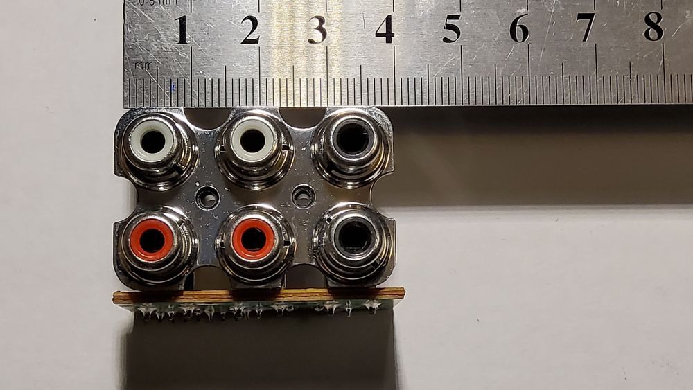 RCA гнезда монтажные