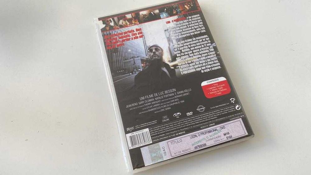DVD - LEON - O profissional - RARO . 1994 Policial