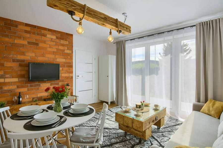 Apartament Górski Czar z widokiem na stok