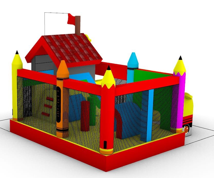 Insuflável Multiplay School (novo)