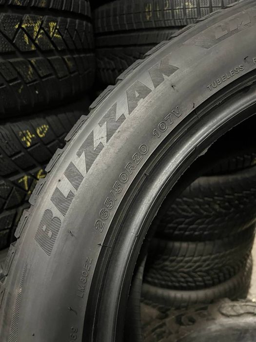 Шини Зимові 265х50хR20 BRIDGESTONE Blizzak LM-80 / 2шт / 6.3мм / 22р