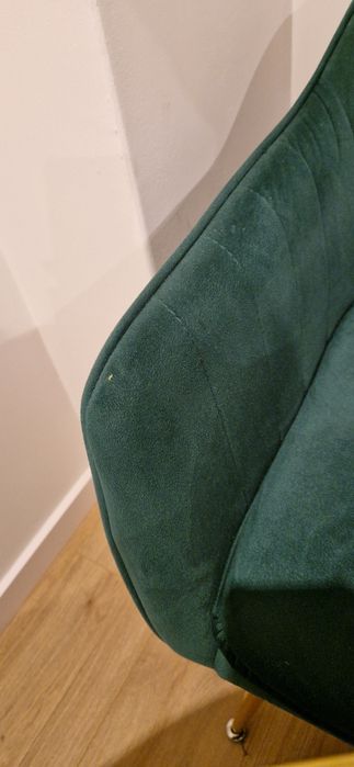 Cadeiras veludo verde esmeralda (conj 4)