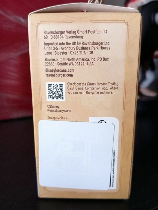 Lorcana deck box Disney uncle scrooge