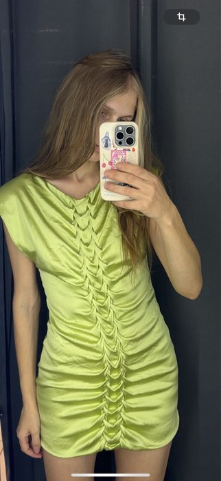 Сукня нова bevza braid mini dress pea green міні зелена