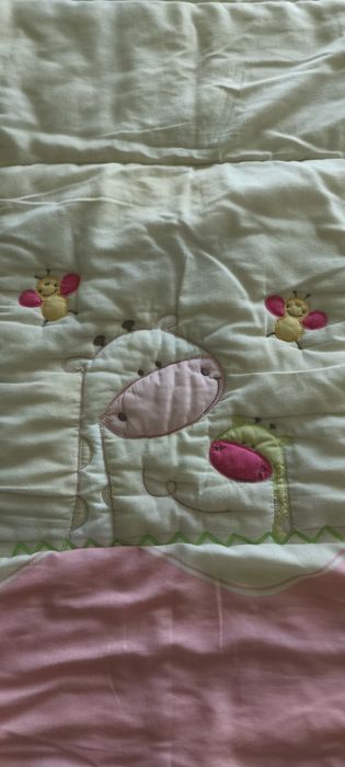 Edredão berço menina