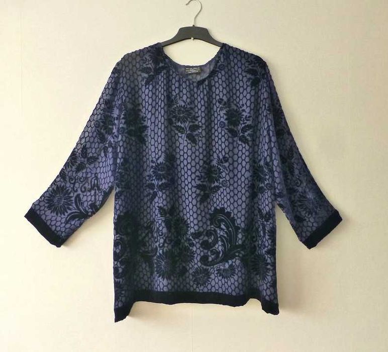 Helen David English Eccentrics jedwabna elegancka bluzka 7XL