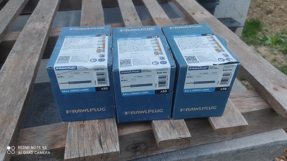 Kołek Rawlplug 8x65 beton plus wkret5x80