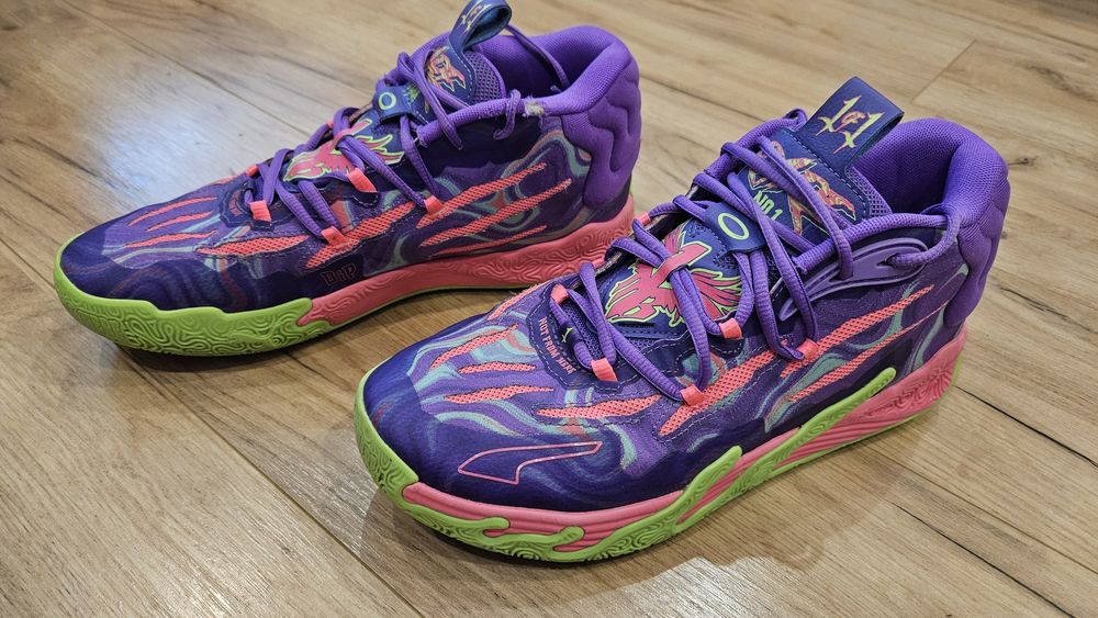 Puma  MB.03 Toxic fioletowe buty do koszykówki