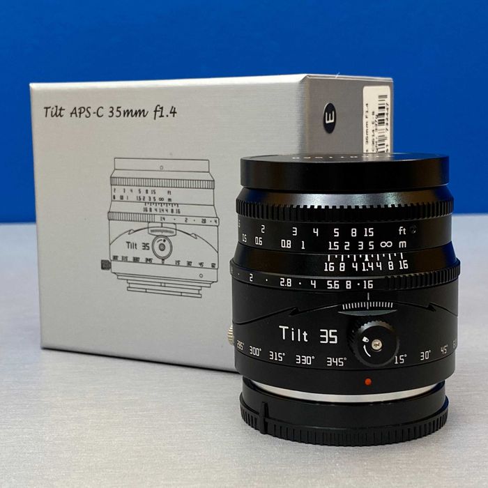 TTArtisan Tilt 35mm f/1.4 | Sony E-Mount | NOVA | 3 ANOS DE GARANTIA