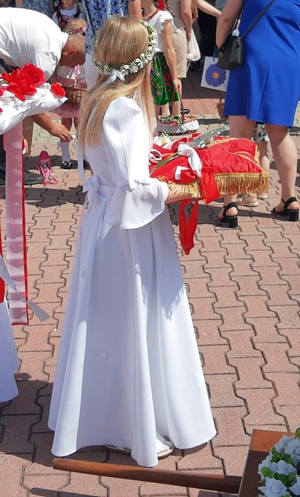 Sukienka na  komunię,rocznicę, Boże ciało, anioł na jasełka