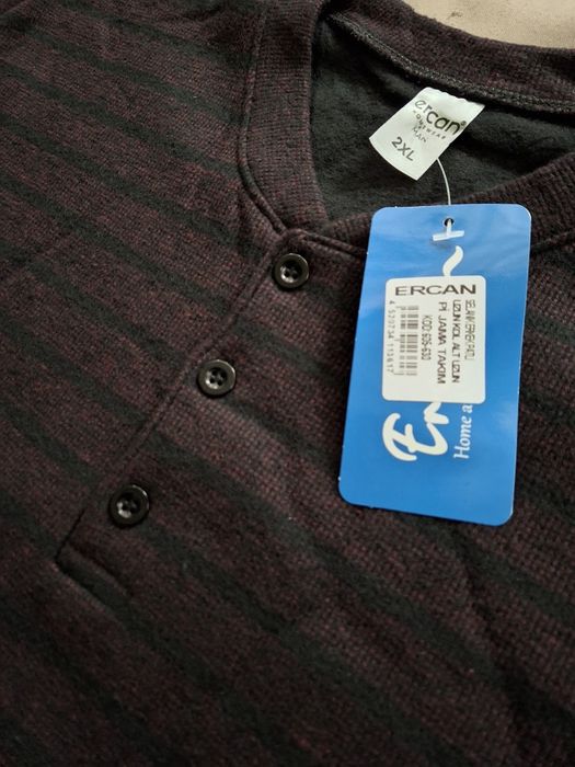 Піжама чоловіча тепла трикотаж на байці  Ercan Туреччина  р.M-2XL