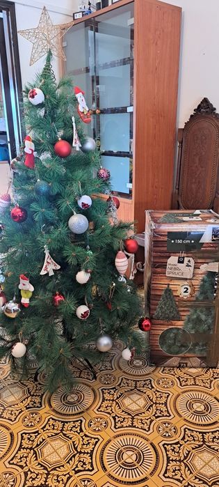 Árvore de natal decorada